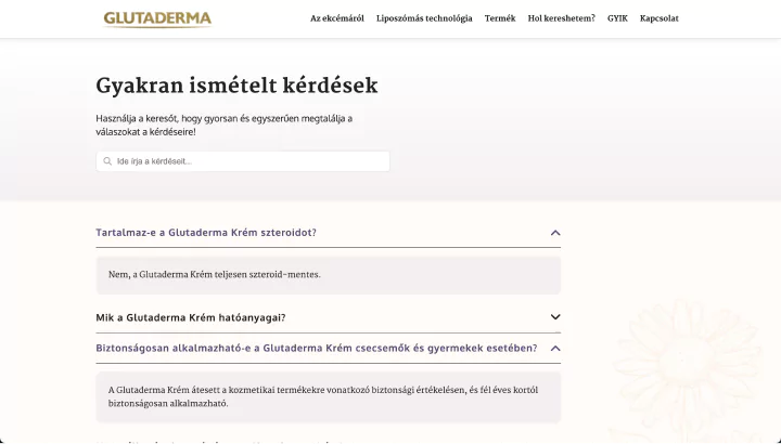 Glutaderma Krém referencia
