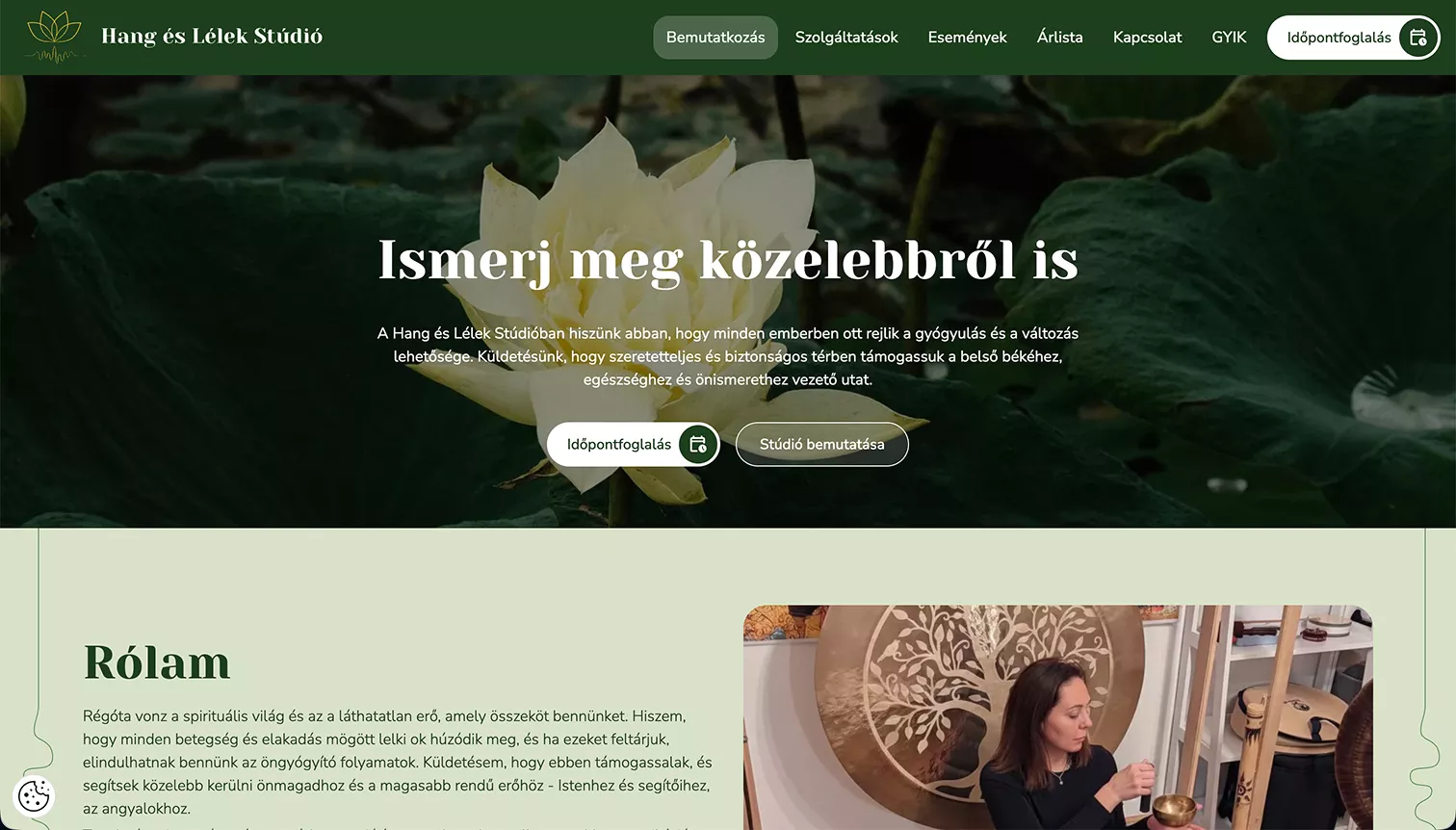 Hang és Lélek Stúdió referencia